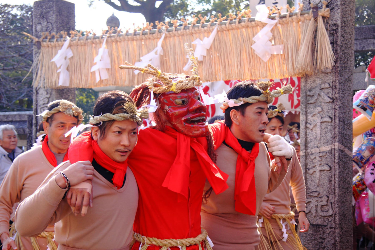 老松神社　追儺祭（鬼すべ）